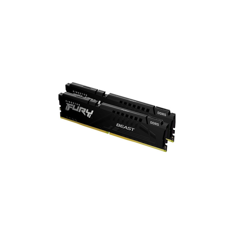 Kingston FURY Beast KF556C40BBK2-64 64GB (2x 32GB) DIMM System Memory  5600MHz  DDR5  CL40  Black  Intel XMP