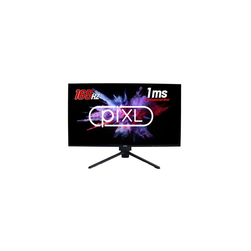 piXL CM27F10 27 Inch Frameless Gaming Monitor  Widescreen LCD Panel  Full HD 1920x1080  1ms Response Time  165Hz Refresh  Displa