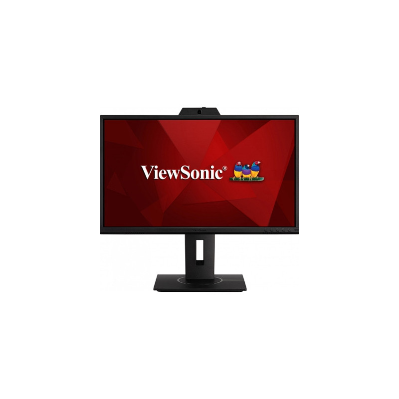 Viewsonic VG2440V 23 Inch Full HD IPS Monitor   Widescreen  60Hz  5ms  VGA  HDMI  DisplayPort  Speakers  Webcam & Micrphone  Hei