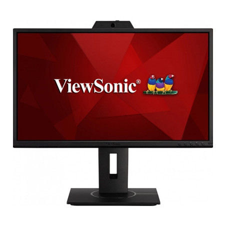 Viewsonic VG2440V 23 Inch Full HD IPS Monitor   Widescreen  60Hz  5ms  VGA  HDMI  DisplayPort  Speakers  Webcam & Micrphone  Hei