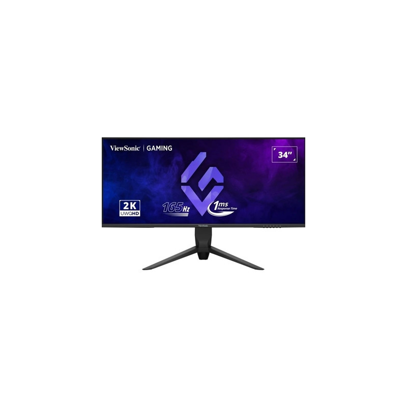 Viewsonic VX3480-2K-PRO 34 Inch 165Hz UWQHD Gaming Monitor  3440x1440  1ms  Display Port  2xHDMI  Height Adjust  Swivel  VESA