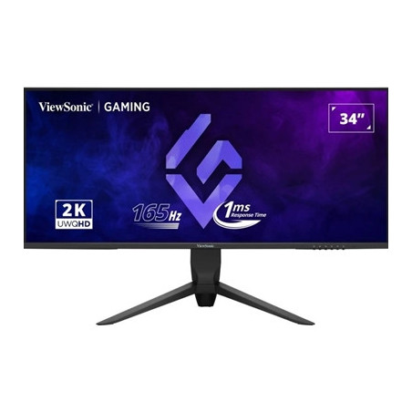 Viewsonic VX3480-2K-PRO 34 Inch 165Hz UWQHD Gaming Monitor  3440x1440  1ms  Display Port  2xHDMI  Height Adjust  Swivel  VESA