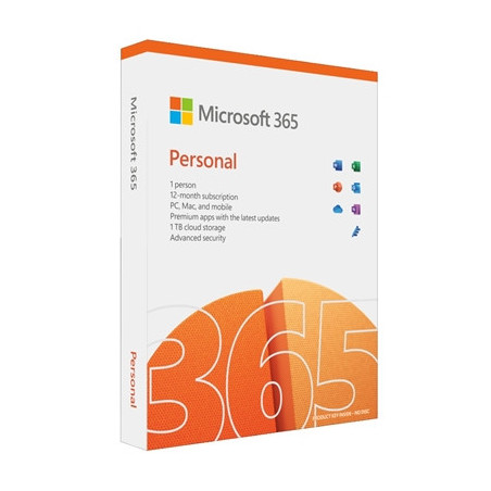 Microsoft Office 365 Personal 1 Year 1 User - Retail Boxed FY25H2