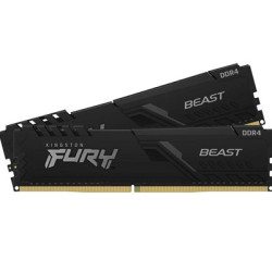 Kingston FURY Beast KF432C16BBK2/32 32GB (2x 16GB) DIMM System Memory  3200MHz  DDR4  CL16  Black  Intel XMP