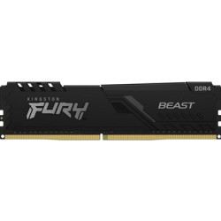 Kingston FURY Beast KF432C16BB/8 8GB (1x 8GB) DIMM System Memory  3200MHz  DDR4  CL16  Black  Intel XMP