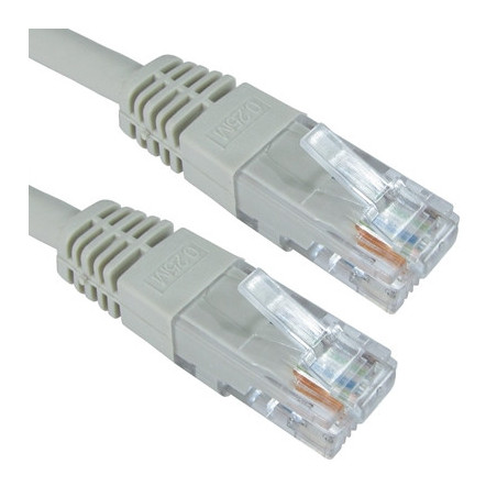 RJ45 (M) to RJ45 (M) CAT6 10m Grey OEM Moulded Boot Copper UTP Network Cable