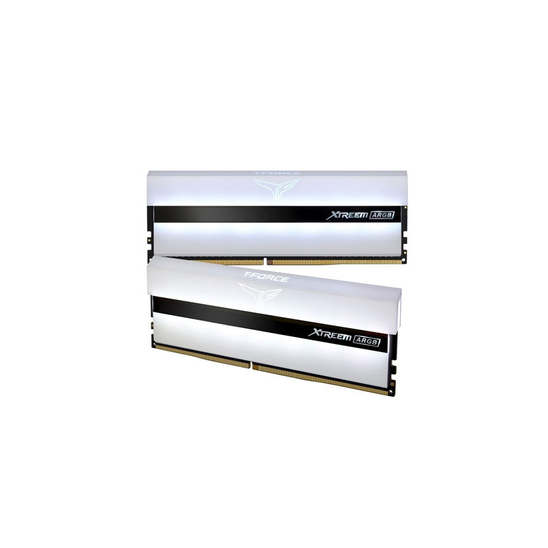 Team T-Force XTREEM ARGB 32GB White Heatsink with ARGB LEDs (2 x 16GB) DDR4 3600MHz DIMM System Memory