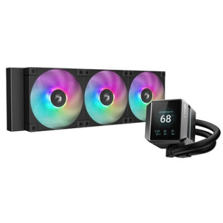 DeepCool Mystique 360 CPU Cooler  ARGB  Personalized Cooling with 2.8“ TFT LCD Screen and Enhanced Pump Performance  5 year warr