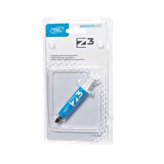 DeepCool Z3 Thermal Compound Syringe  6.5g  Silver Grey  High Performance with Excellent Thermal Conductivity  High Compatibilit