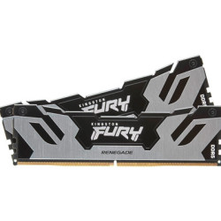 Kingston FURY Renegade KF560C32RSK2-96 96GB (2x 48GB) DIMM System Memory  6000MHz  DDR5  CL32  Silver  Intel XMP