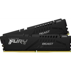 Kingston FURY Beast KF560C36BBEK2-64 64GB (2x 32GB) DIMM System Memory  6000MHz  DDR5  CL36  Black  Intel XMP  AMD EXPO