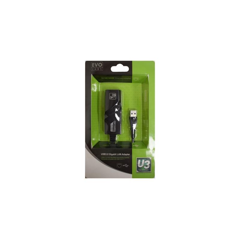 Evo Labs USB 3.0 to Gigabit Ethernet Adapter Evo Labs USB 3.0 to Gigabit Ethernet Adapter