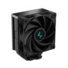 DeepCool AK400 Zero Dark Fan CPU Cooler  Universal Socket  High Performance 120mm Silent Hydro Bearing PWM Black Fan  1850RPM  4