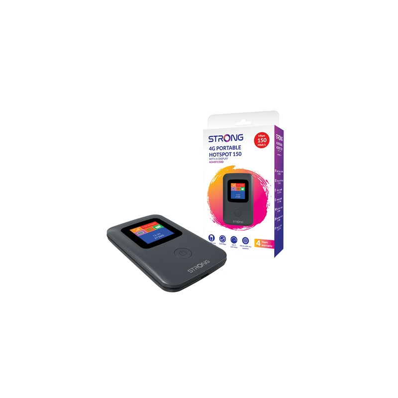 Strong 4GMIFI150D 4G CAT4 LTE Unlocked Mobile Mi-Fi Hotspot Portable Travel Router