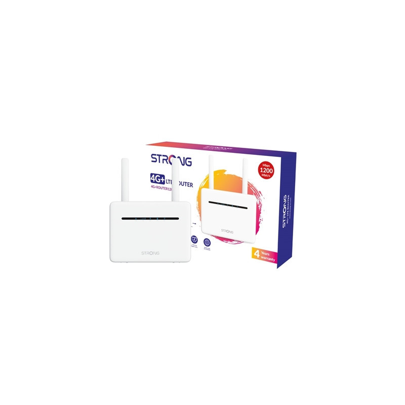 Strong 4GROUTER1200UK 4G LTE CAT6 Unlocked Mobile Broadband Wireless Router with 4x Gigabit Ports