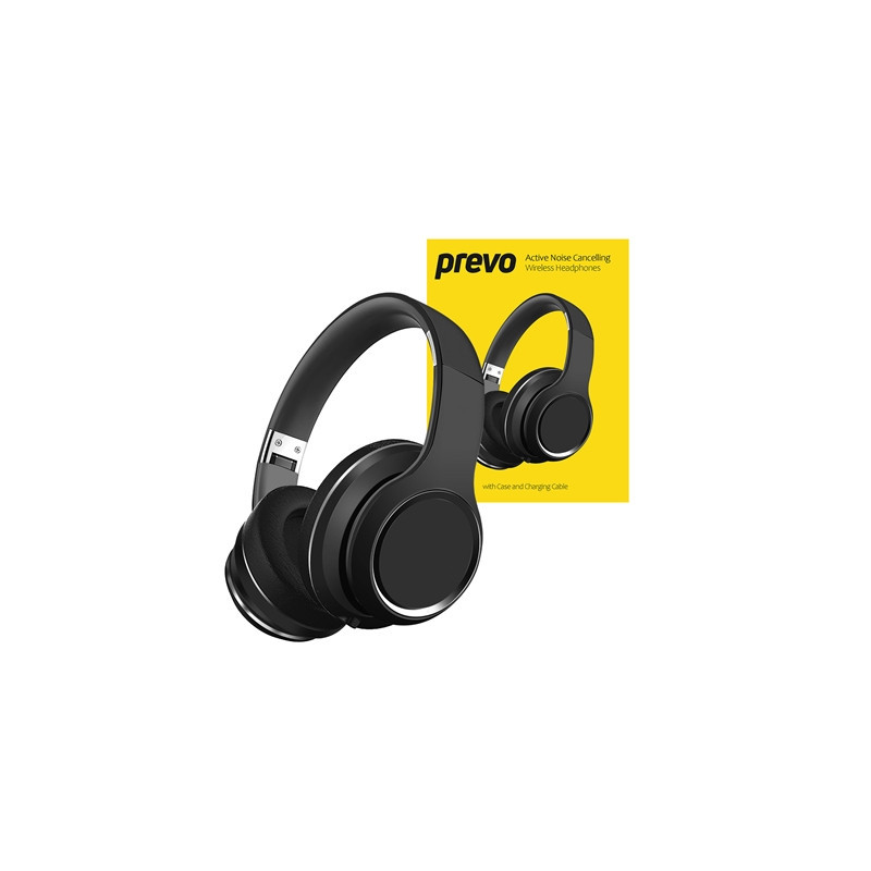 Prevo A6-ANC Active Noise Cancelling (ANC) Wireless Headphones with Bluetooth 5.4  True Wireless Stereo (TWS) Sound  Automatic P