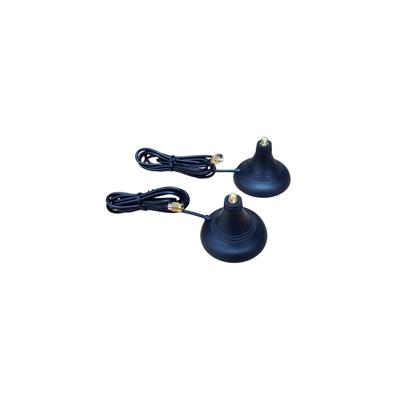 DrayTek ANT-BAS4G Magnetic Bases & 1M Extension Cable for 4G Antennas (Pair)