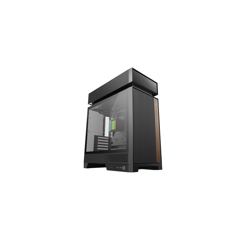 DeepCool CL6600 ARGB Modular Split-Chamber Mid-Tower ATX Case  Tempered Glass Panels   Pre-installed 360mm ARGB Liquid Cooler  2