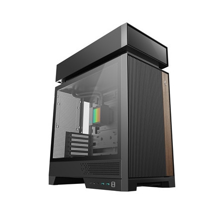 DeepCool CL6600 ARGB Modular Split-Chamber Mid-Tower ATX Case  Tempered Glass Panels   Pre-installed 360mm ARGB Liquid Cooler  2