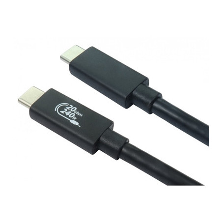 1m USB-C (M) 4.0 EPR 20Gbps Cable - Black