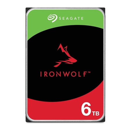 Seagate IronWolf NAS ST6000VN006 6TB 3.5“ 5400RPM 256MB Cache Sata lll Internal Hard Drive