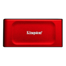 Kingston XS1000 Red (SXS1000R/1000G) 1TB Portable External SSD  Read 1050MB/s  Write 1000MB/s  USB 3.2 Gen 2  5 Year Warranty