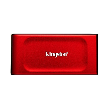 Kingston XS1000 Red (SXS1000R/2000G) 2TB Portable External SSD  Read 1050MB/s  Write 1000MB/s  USB 3.2 Gen 2  5 Year Warranty
