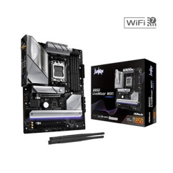ASRock B850 LiveMixer WiFi AMD AM5 Socket Motherboard  ATX  4x DDR5 Slots  3x M.2 Sockets  Fitted I/O Shield  2.5GbE LAN  Wi-Fi 