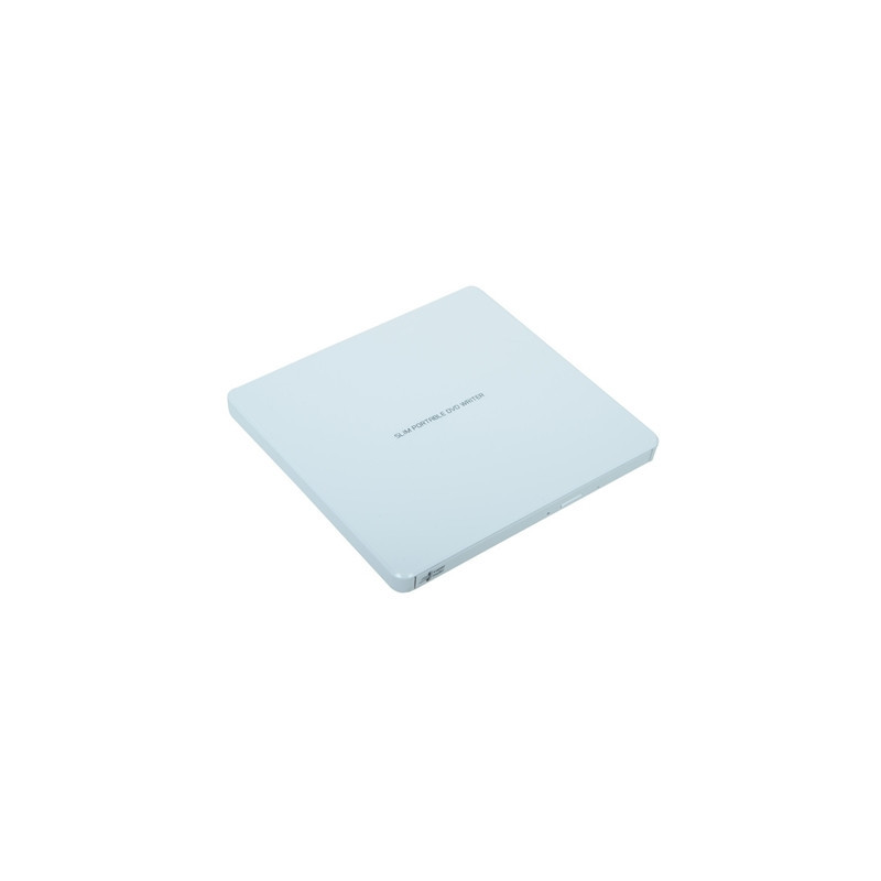 Hitachi-LG GP60NW60 8x DVD-RW USB 2.0 White Slim External Optical Drive