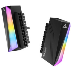 Antec 24-Pin 90-Degree ARGB Adapter - ATX Connector  5V 3-Pin  Smarter & Cleaner Cabling  ARGB Sync Support