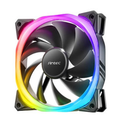 Antec Fusion 120mm ARGB  Black  3x120mm ARGB Fans  Upto 2000RPM  57.93CFM Airflow  31.24dB Max  4-pin PWM 3-pin LED
