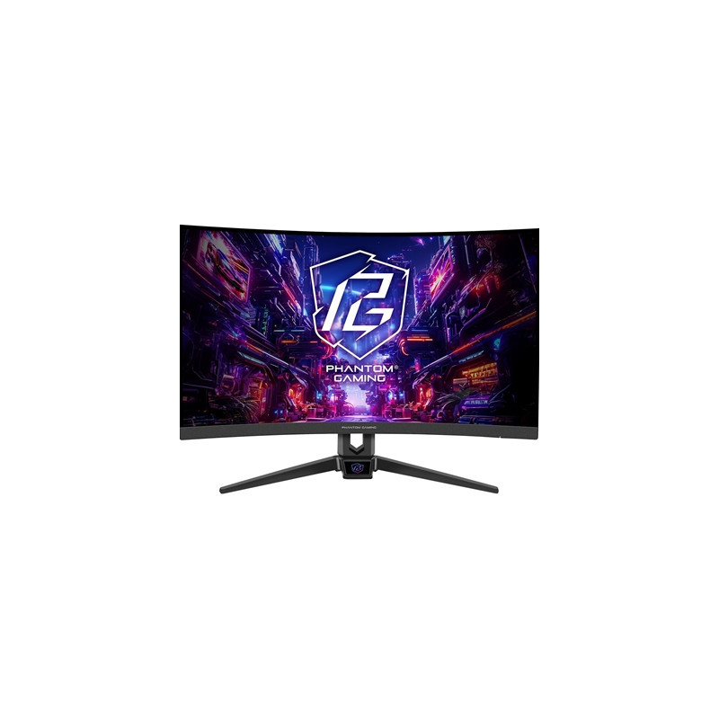 ASRock Phantom Gaming PG27FRS1A 27 Inch FHD (1920 x 1080) VA Curved (1500R) Gaming Monitor  280Hz 1ms (MPRT) Response Time  2 x 