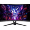ASRock Phantom Gaming PG27FRS1A 27 Inch FHD (1920 x 1080) VA Curved (1500R) Gaming Monitor  280Hz 1ms (MPRT) Response Time  2 x 