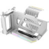 Antec RGB Adjustable Shift PCI Vertical GPU Bracket with PCI-E 4.0 Riser Cable (190mm)  White  Compatible with E-ATX  ATX Cases