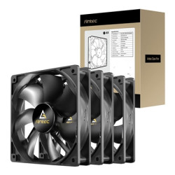 Antec N12 120mm Case Fan  3 Pack  Hydraulic Bearing  1200 RPM  Black