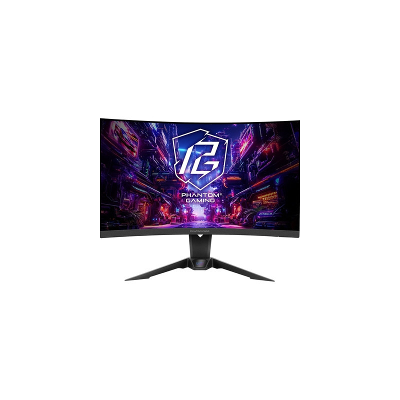 ASRock Phantom Gaming PG27QRT2A 27 Inch QHD (2560 x 1440) Curved (1500R) VA Gaming Monitor  180Hz 1ms (MPRT) Response Time  2 x 