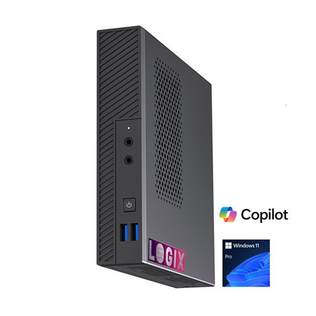 LOGIX 14th Gen Intel i5 10 Core 4.70GHz 1 Litre Mini Business / Security PC for Alarm & Door Entry Systems with 16GB RAM  500GB 