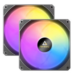 Antec P14 ARGB PWM 140mm Case Fan  2 Pack  Hydraulic Bearing  240-1350 RPM  Black