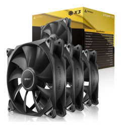 Antec Storm T3 140mm PWM Case Fan  3 Pack  Fluid Dynamic Bearing  600-1500 RPM  Black