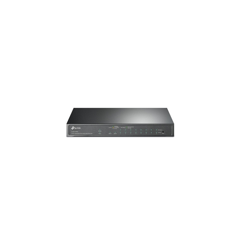 TP-Link TL-SG1210MPE 10-Port Metal Gigabit Easy Smart Switch with 8-Port PoE+ (123W)