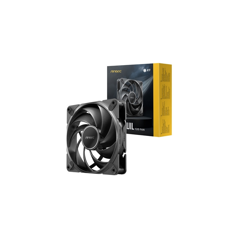 Antec Tranquil 120 PWM Case Fan - Fluid Dynamic Bearing  400-2000 RPM  Black