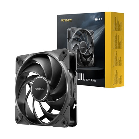 Antec Tranquil 120 PWM Case Fan - Fluid Dynamic Bearing  400-2000 RPM  Black
