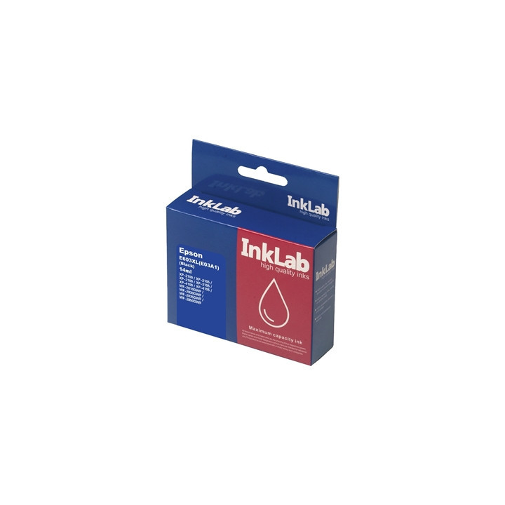 InkLab 603XL Epson Compatible Black Replacement Ink