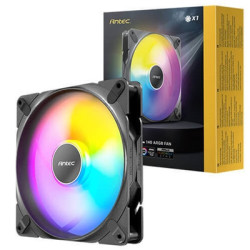 Antec Tranquil 140 ARGB PWM Case Fan - Fluid Dynamic Bearing  450-1500 RPM  Black
