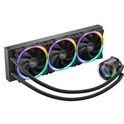 ANTEC Vortex 360 ARGB AiO Liquid CPU Cooler  Universal Socket  360mm Radiator  PWM 2000RPM Fusion ARGB Cooling Fans  Addressable