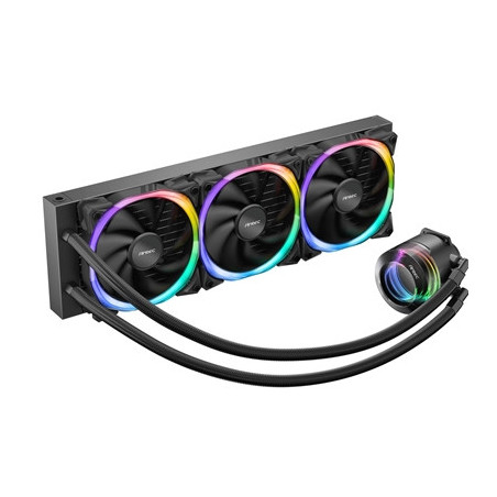 ANTEC Vortex 360 ARGB AiO Liquid CPU Cooler  Universal Socket  360mm Radiator  PWM 2000RPM Fusion ARGB Cooling Fans  Addressable