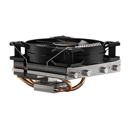 be quiet! Shadow Rock LP Fan CPU Cooler  Universal Socket  Pure Wings 2 120mm PWM Black Cooling Fan  1500RPM  4 Heat Pipes  Low-