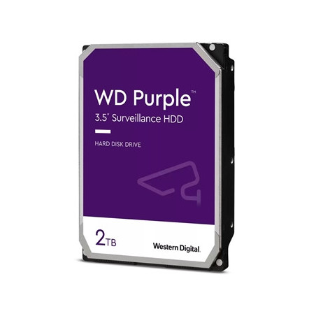 WD Purple WD23PURZ 2TB 3.5“ 5400RPM 64MB Cache SATA III Surveillance Internal Hard Drive