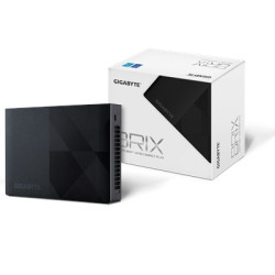 Gigabyte BRIX (GB-BN1P-N200) Barebone Kit  Intel N200 3.2GHz Quad Core CPU  1 x DDR4 SO-DIMM Slot  2 x M.2 2280 Slots  Wi-Fi 6 &