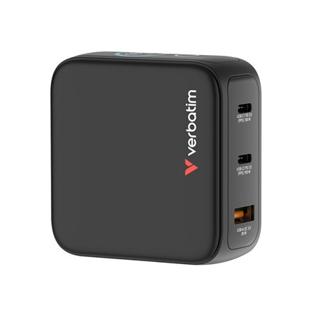 Veerbatim (30239)  MINI GAN CHARGER 100W WITH DISPLAY